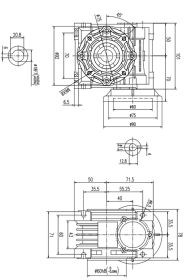 گیربکس کتابی دگ NMRV040-RATIO-60